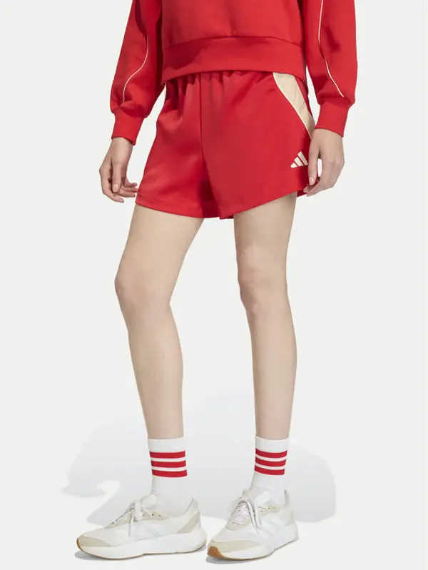 Adidas adidas Sportske kratke hlače Stadium KB4943 Crvena Loose Fit