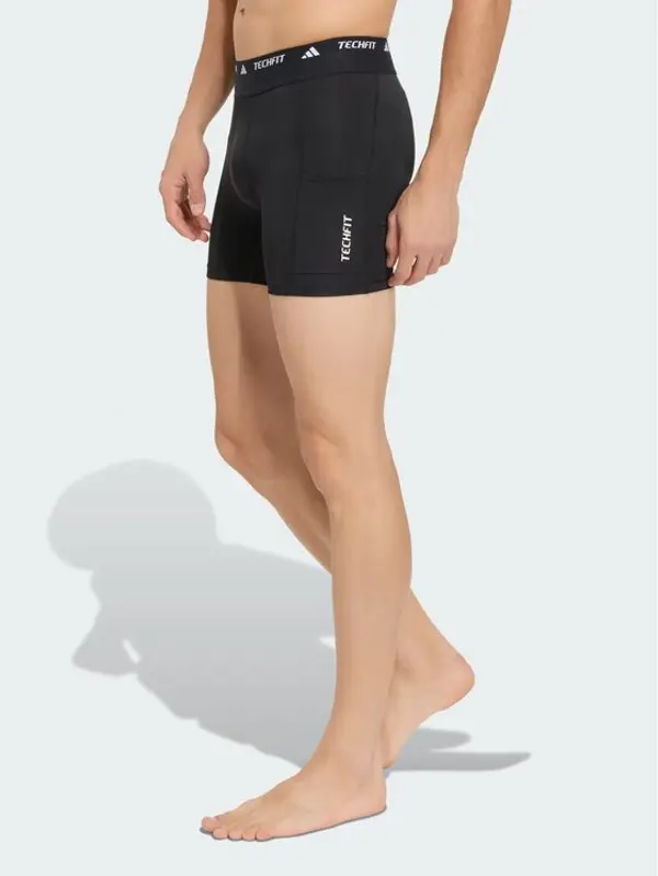 Adidas adidas Sportske kratke hlače Techfit Hybrid KG1822 Crna Slim Fit