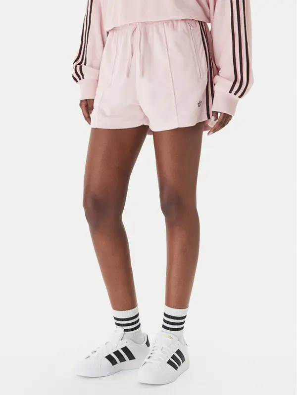 Adidas adidas Sportske kratke hlače Terry Towel Firebird KD1396 Ružičasta Loose Fit