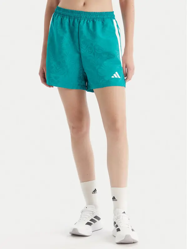 Adidas adidas Sportske kratke hlače Tiro x Common Goal JL9208 Tirkizna Loose Fit