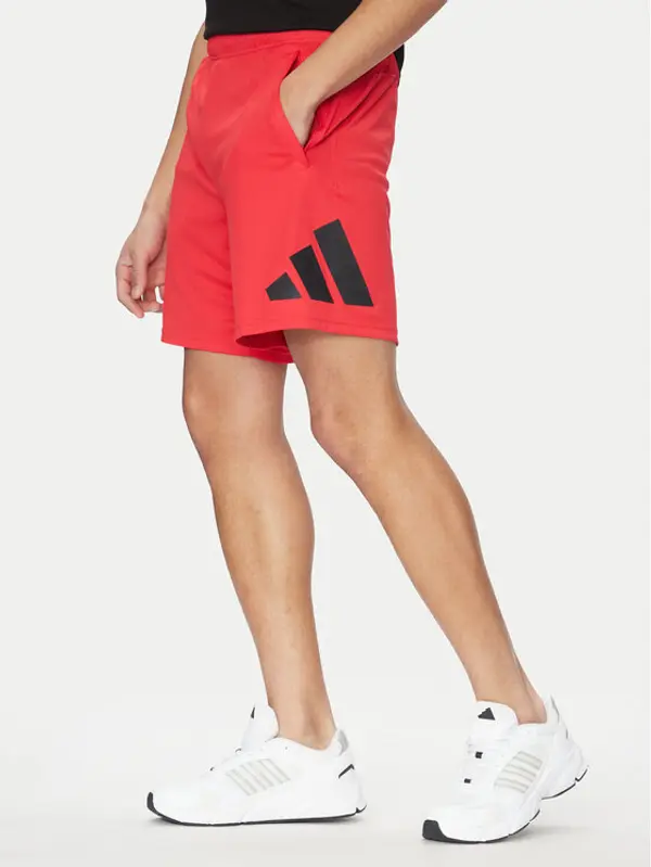 Adidas adidas Sportske kratke hlače Train Essentials Logo Training JD4879 Crvena Regular Fit