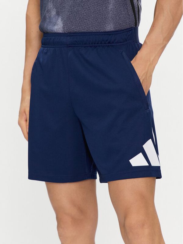 adidas adidas Sportske kratke hlače Train Essentials Logo Training Shorts IB8124 Plava Regular Fit