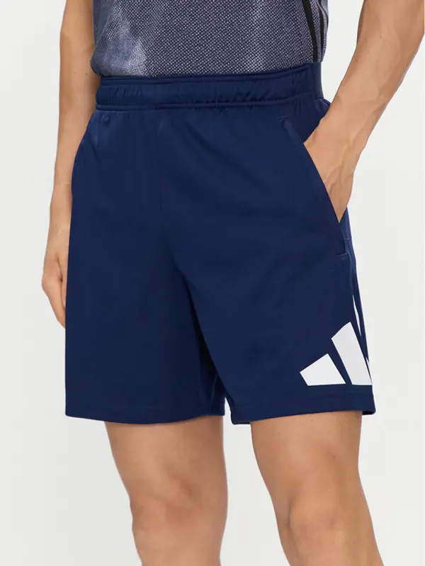 Adidas adidas Sportske kratke hlače Train Essentials Logo Training Shorts IB8124 Plava Regular Fit