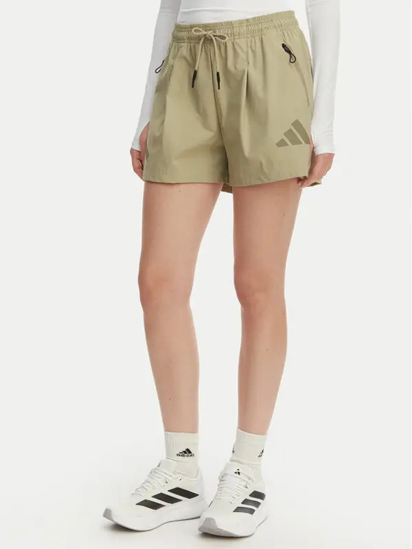 Adidas adidas Sportske kratke hlače Z.N.E. KD8463 Zelena Loose Fit