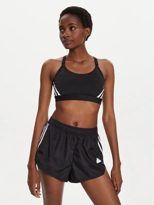 Adidas adidas Sportski grudnjak Powerimpact Luxe Medium-Support Maternity IT2727 Crna Slim Fit