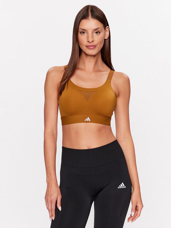 adidas adidas Sportski grudnjak Tailored Impact Training High-Support Bra HR9729 Smeđa