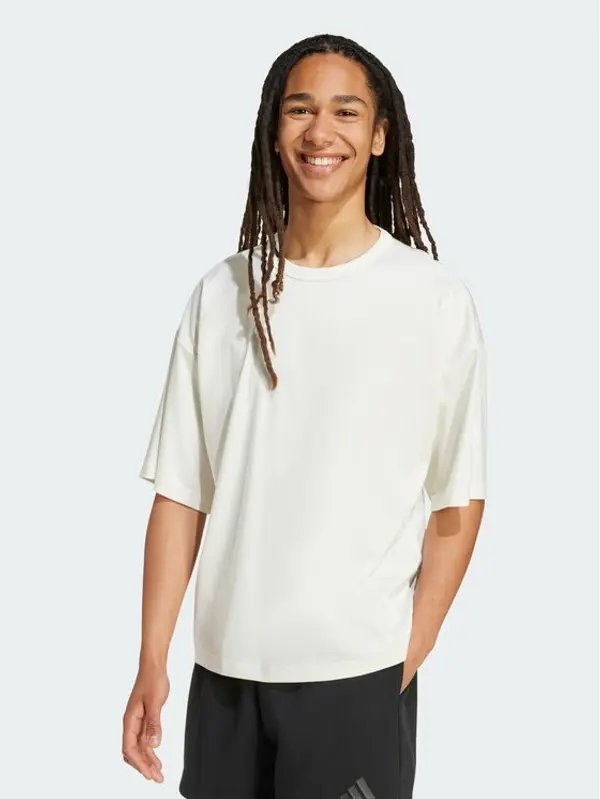 Adidas adidas T-shirt 154117 Bijela Loose Fit