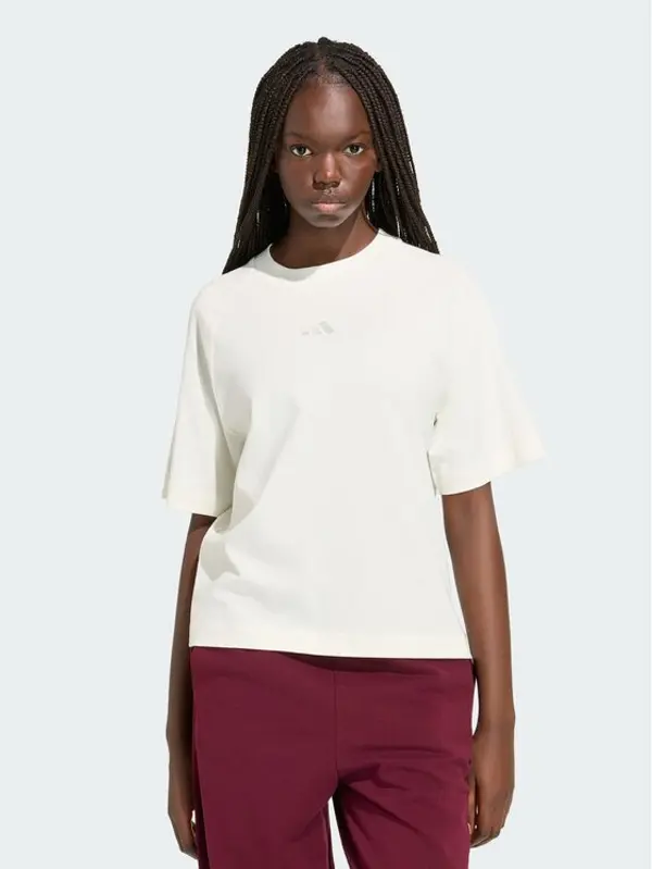 Adidas adidas T-shirt 165197 Bijela Loose Fit