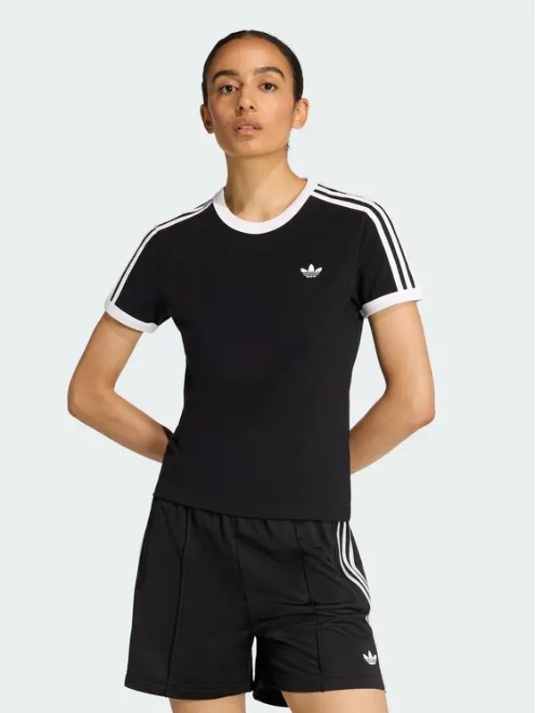 Adidas adidas T-shirt 3 Stripes KD7980 Crna Regular Fit