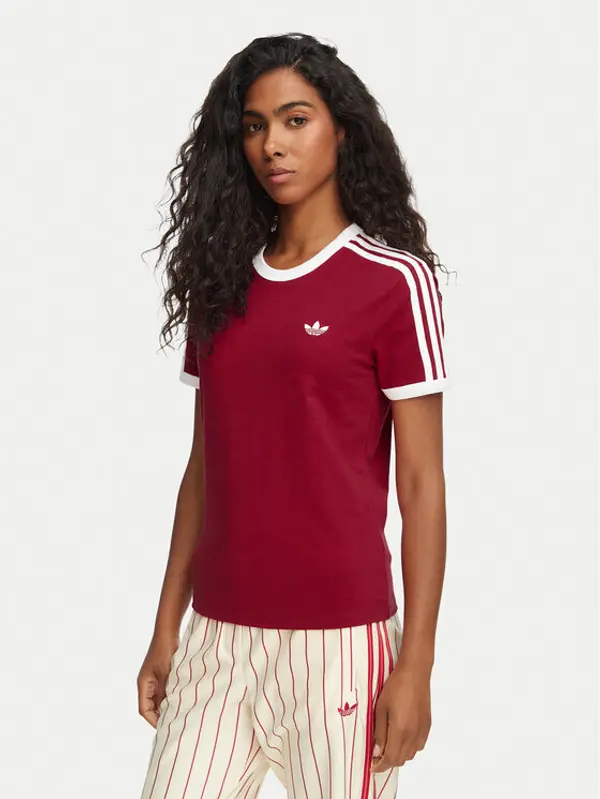 Adidas adidas T-shirt 3-Stripes Slim KS4779 Crvena Regular Fit