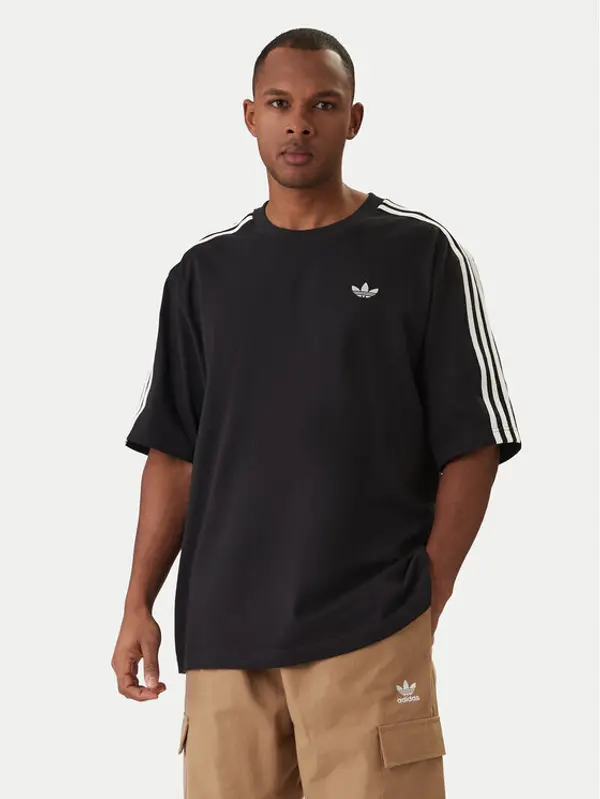 Adidas adidas T-shirt adicolor 3-Stripes KD4095 Crna Oversize