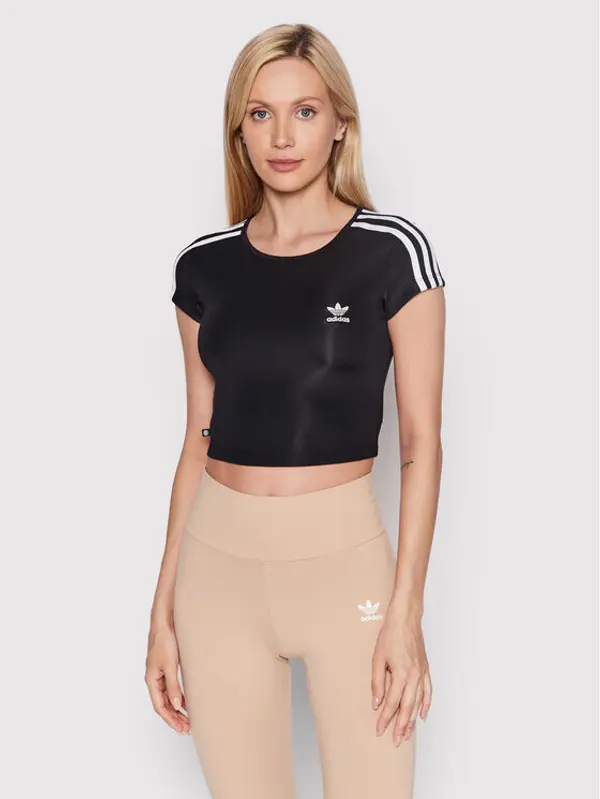 Adidas adidas T-shirt adicolor Classics 3-Stripes HM4710 Crna Slim Fit
