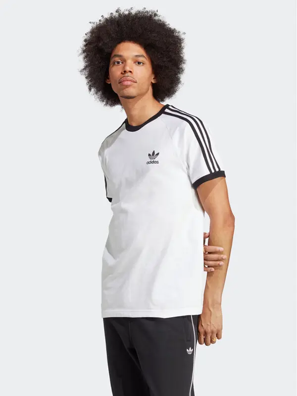 Adidas adidas T-shirt Adicolor Classics 3-Stripes T-Shirt IA4846 Bijela Slim Fit