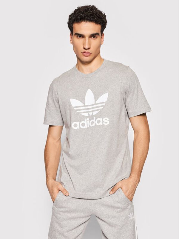 adidas adidas T-shirt adicolor Classics Trefoil H06643 Siva Regular Fit