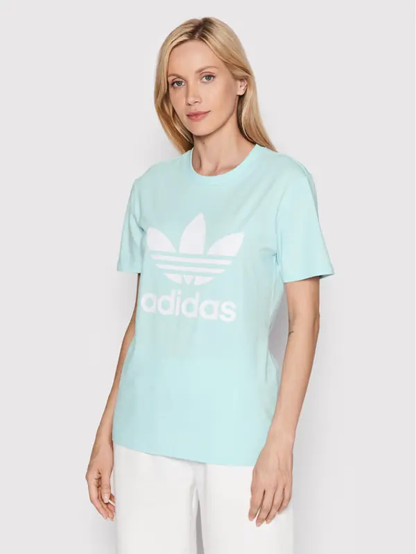Adidas adidas T-shirt adicolor Classics Trefoil HK9638 Plava Regular Fit