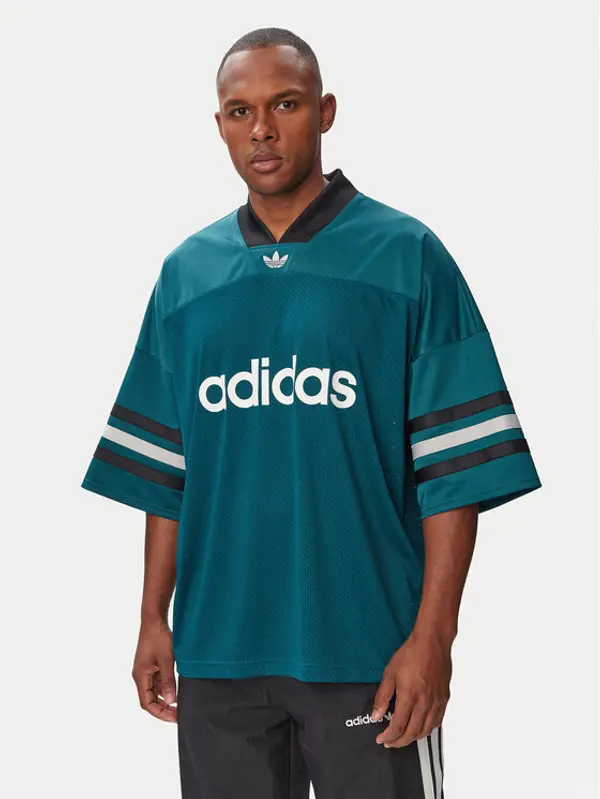 Adidas adidas T-shirt Adicolor KR1401 Zelena Loose Fit