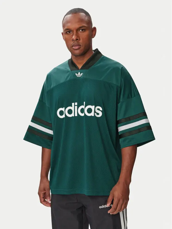 Adidas adidas T-shirt Adicolor KR1401 Zelena Loose Fit