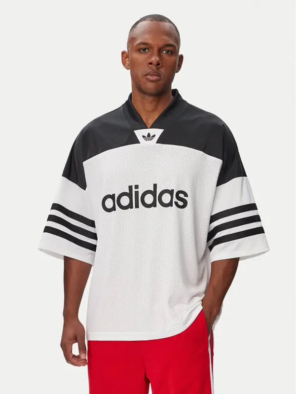Adidas adidas T-shirt Adicolor KR1403 Bijela Loose Fit