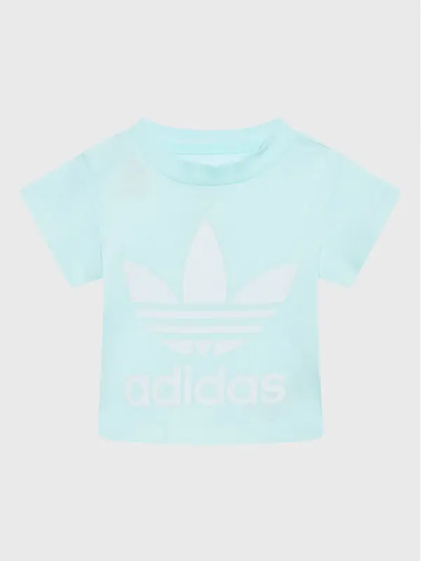 Adidas adidas T-shirt adicolor Trefoil HS8866 Plava Regular Fit