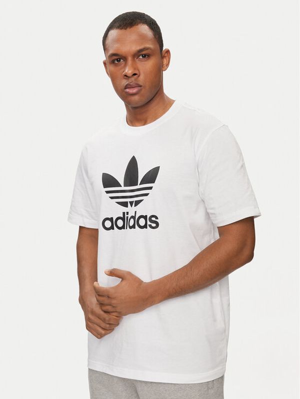 adidas adidas T-shirt adicolor Trefoil IV5353 Bijela Regular Fit