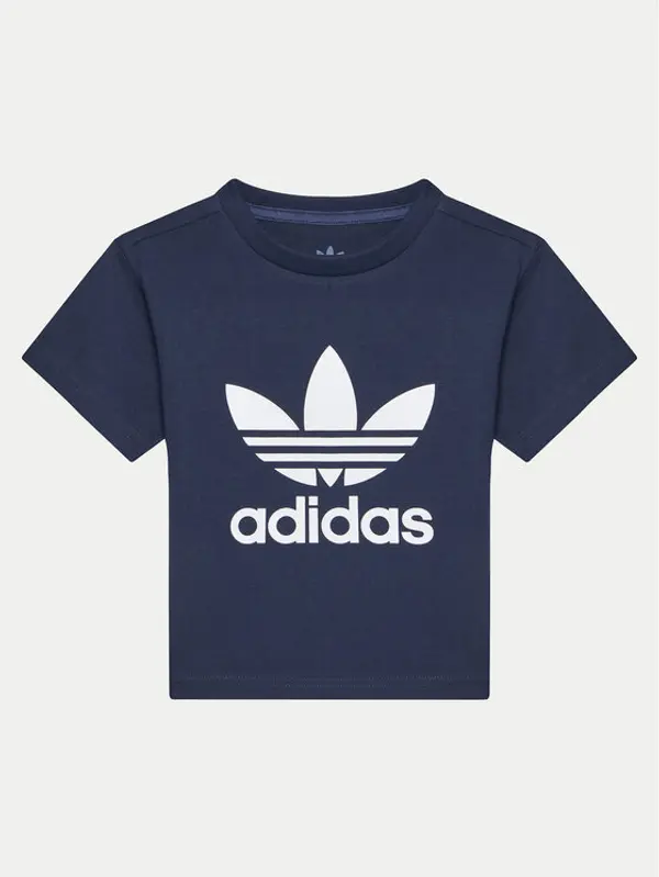 Adidas adidas T-shirt adicolor Trefoil IY2382 Tamnoplava Regular Fit