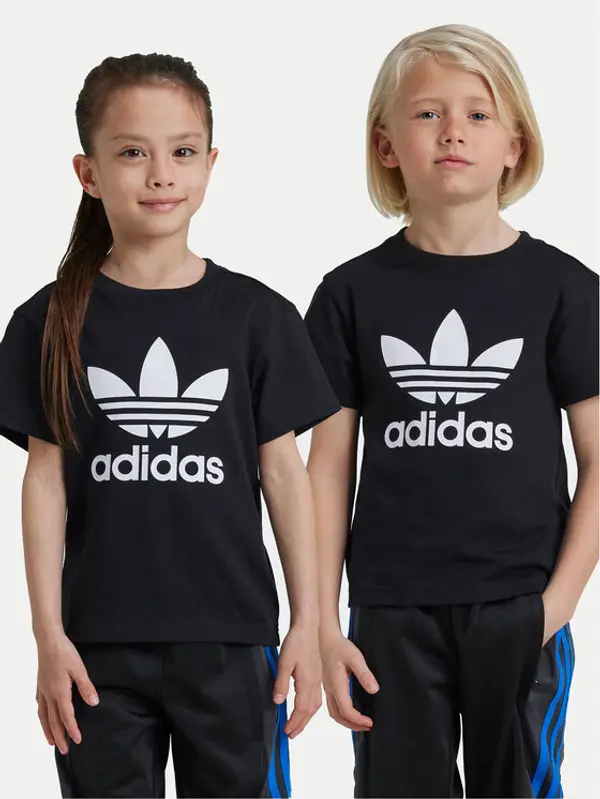 Adidas adidas T-shirt adicolor Trefoil IY2385 Crna Regular Fit