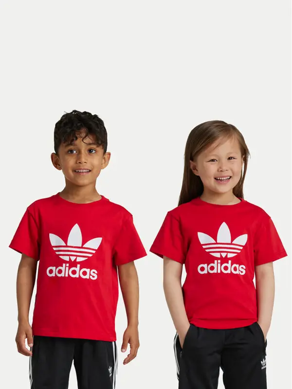 Adidas adidas T-shirt adicolor Trefoil IY2387 Crvena Regular Fit