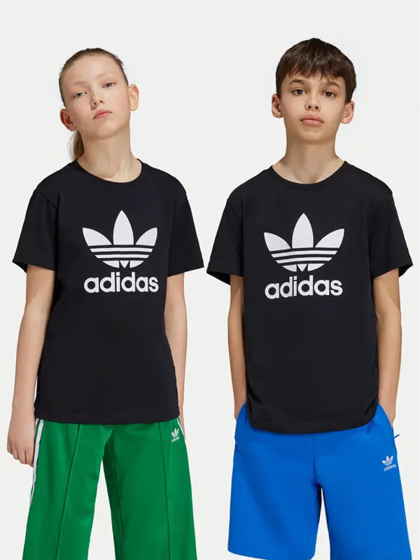 Adidas adidas T-shirt adicolor Trefoil IY7421 Crna Regular Fit