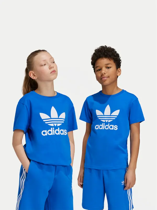 Adidas adidas T-shirt adicolor Trefoil IY7425 Plava Regular Fit