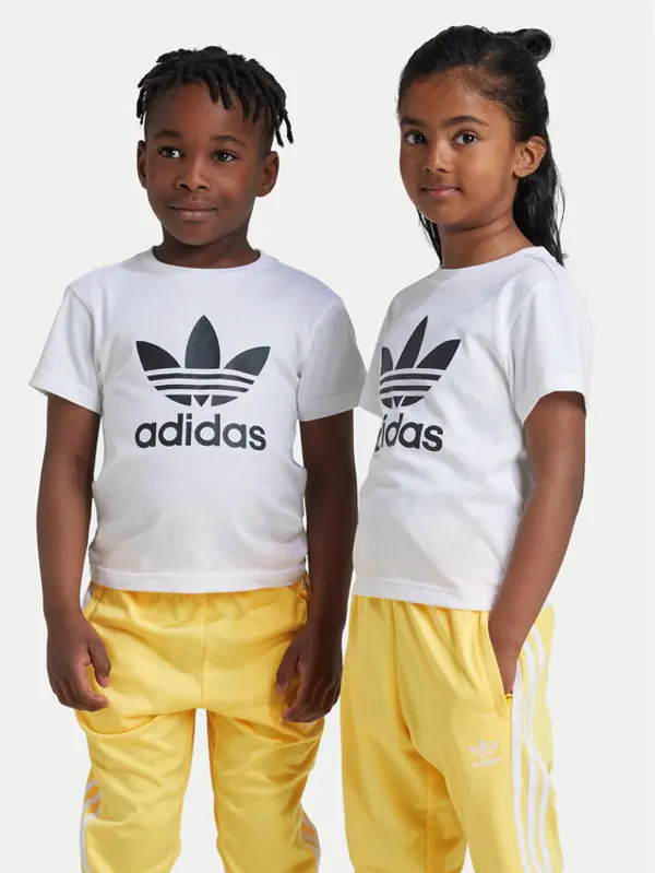 Adidas adidas T-shirt adicolor Trefoil JE0518 Bijela Regular Fit