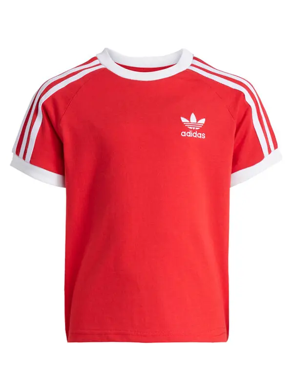Adidas adidas T-shirt adicolor Trefoil JY3748 Crvena Loose Fit