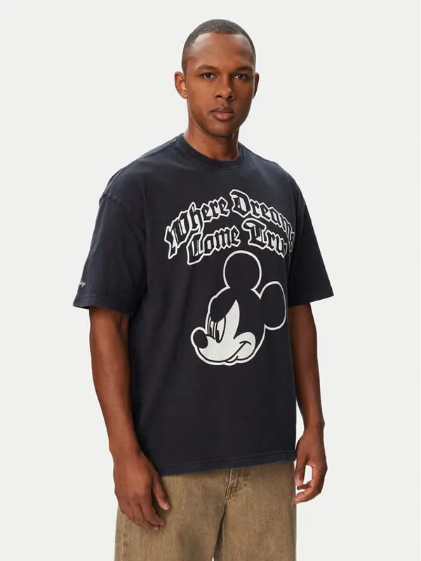 Adidas adidas T-shirt Adidas Disney Mickey Mouse Dreams IA4402 Crna Loose Fit