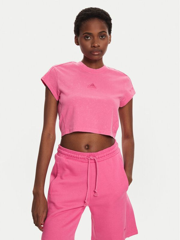 adidas adidas T-shirt ALL SZN 3-Stripes IR8854 Ružičasta Regular Fit