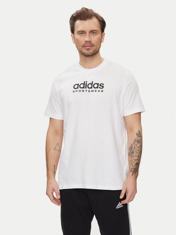 adidas adidas T-shirt All SZN Graphic T-Shirt IC9821 Bijela Loose Fit