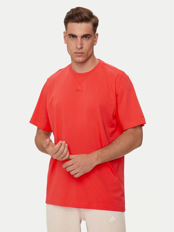 adidas adidas T-shirt ALL SZN IR9110 Crvena Loose Fit