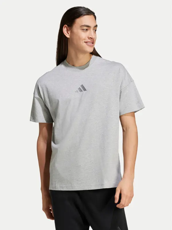 Adidas adidas T-shirt ALL SZN IY4138 Siva Loose Fit