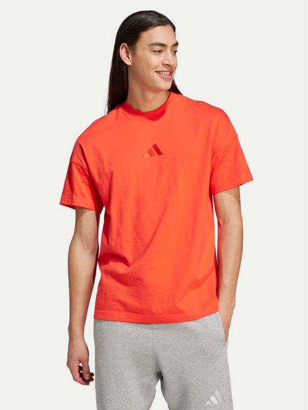 adidas adidas T-shirt ALL SZN IY4139 Narančasta Loose Fit