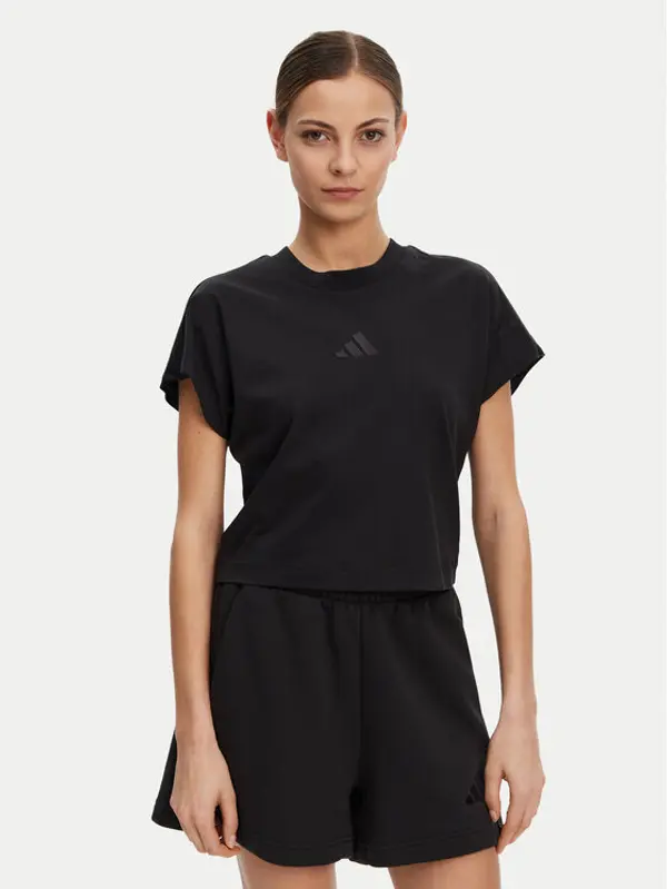 Adidas adidas T-shirt ALL SZN JJ1235 Crna Regular Fit