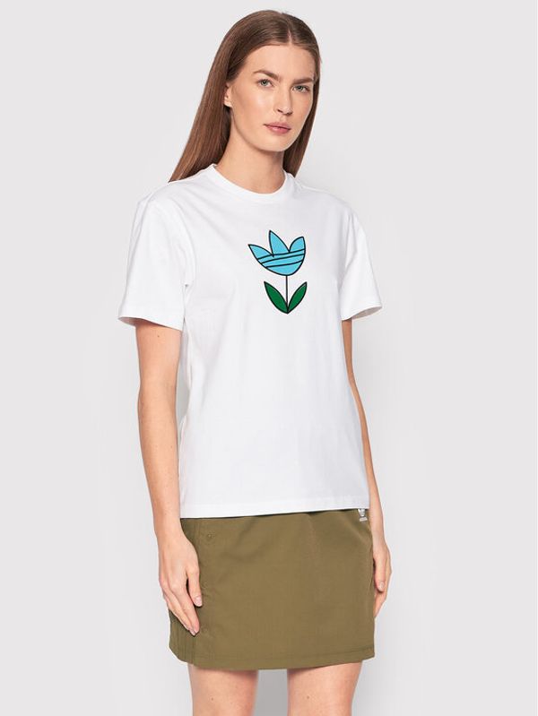 adidas adidas T-shirt Always Original Graphic HF2027 Bijela Regular Fit