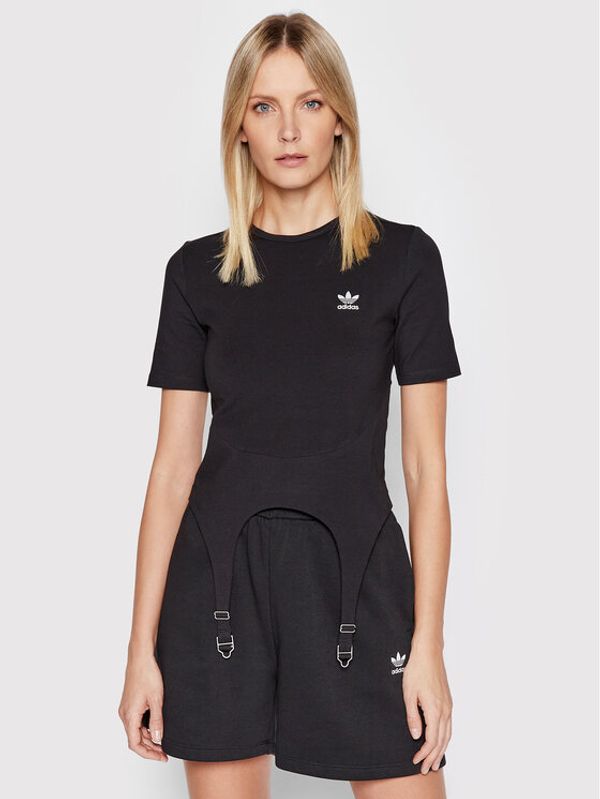 adidas adidas T-shirt Always Original HF2010 Crna Tight Fit