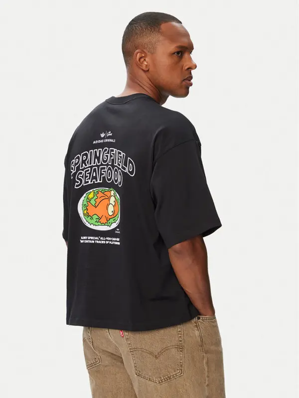 Adidas adidas T-shirt Blinky Graphic LG5063 Crna Oversize
