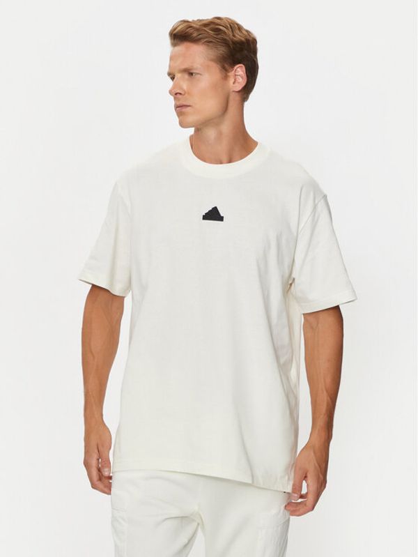 adidas adidas T-shirt Brand Love IX1321 Bijela Loose Fit