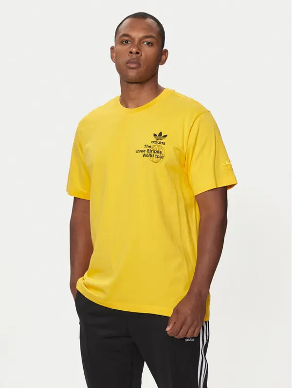 Adidas adidas T-shirt BT IS0183 Žuta Regular Fit