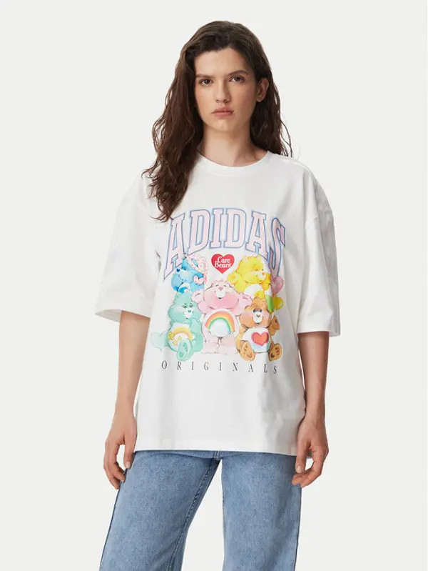 Adidas adidas T-shirt Care Bears KR1480 Bijela Oversize