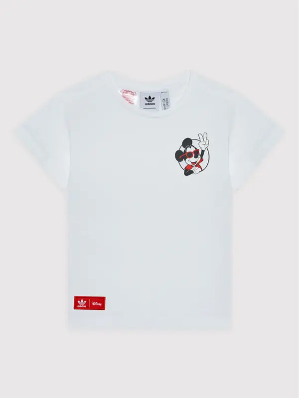 Adidas adidas T-shirt Disney Mickey And Friends HC1912 Bijela Regular Fit