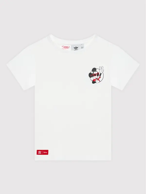 Adidas adidas T-shirt Disney Mickey And Friends HF7576 Bijela Regular Fit