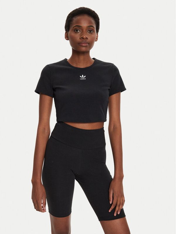 adidas adidas T-shirt Essentials II8057 Crna Slim Fit