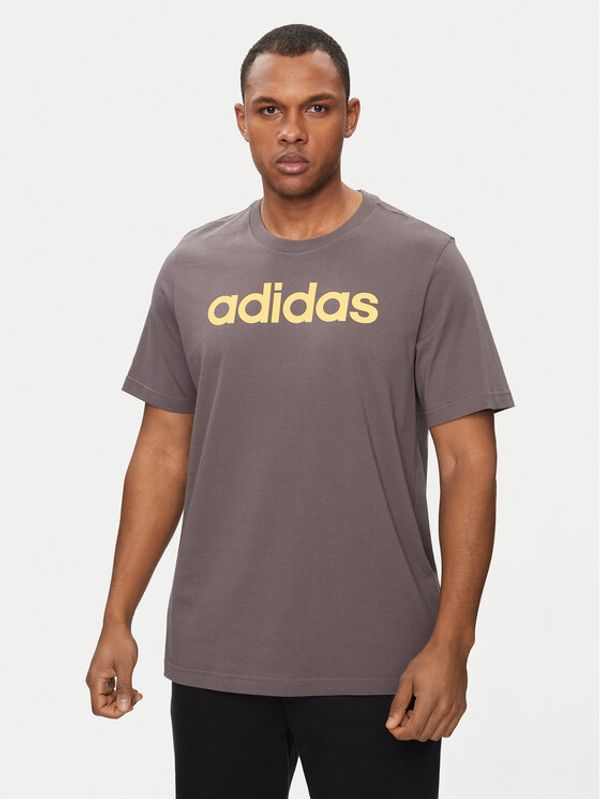 adidas adidas T-shirt Essentials IS1343 Smeđa Regular Fit