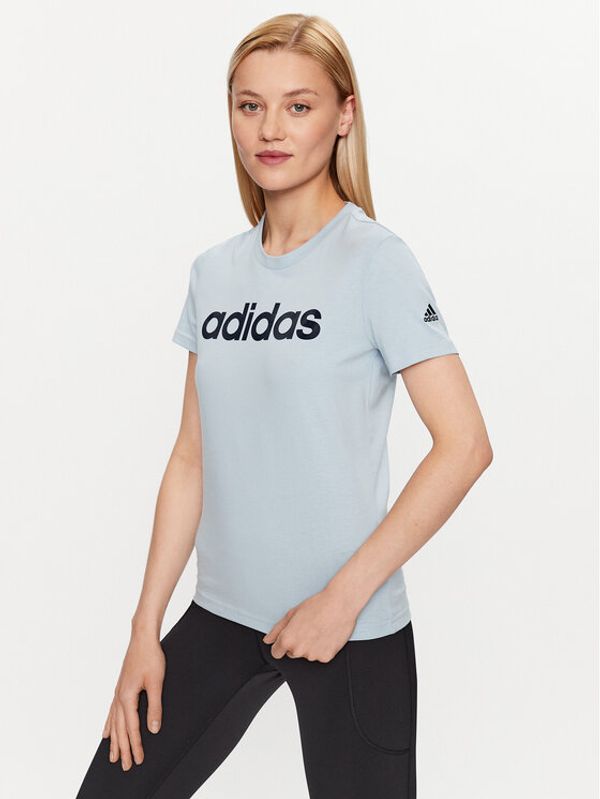 adidas adidas T-shirt Essentials Slim Logo T-Shirt IM2832 Svijetloplava Slim Fit
