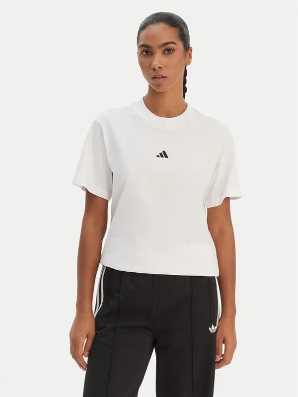 Adidas adidas T-shirt Essentials Small Logo JC5944 Bijela Regular Fit